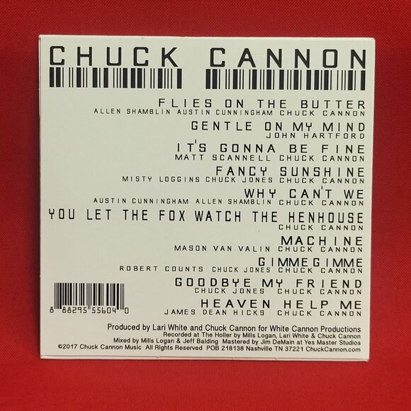 Machine Chuck Cannon CD 2017 Signed - Picture 2 of 8